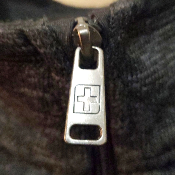 Swiss Tech Men's Softshell Jacket Full Zip Charcoal Gray/Black Size 2XL - Picture 4 of 8